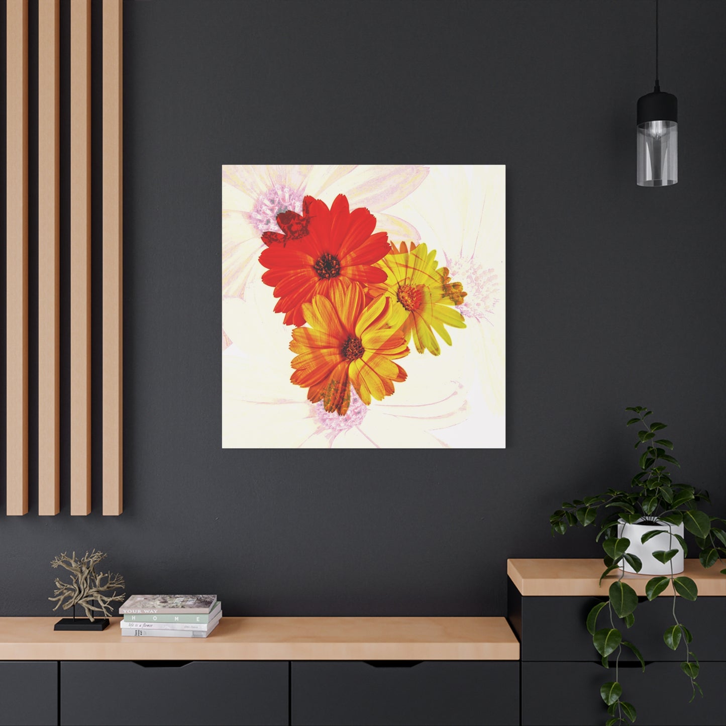 Collection Signature "FLORAL Numéro 19" sur Toile Fine Art sur Toile / Epaisseur 3,2cm - 1'25 po