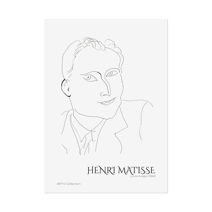 Louis Aragon (1943) by Henri Matisse / Affiche imprimée - Série ART's Collection