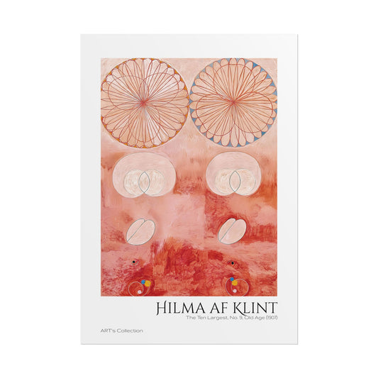The Ten Largest, No. 9, Old Age (1907) by Hilma af Klint  / Affiche imprimée - Série ART's Collection