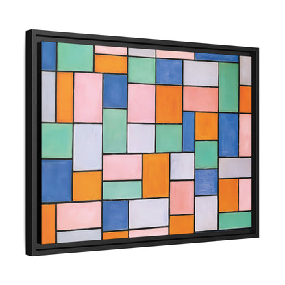 Composition in dissonances (1919) by Theo van Doesburg  / Toile encadrée sur caisse américaine