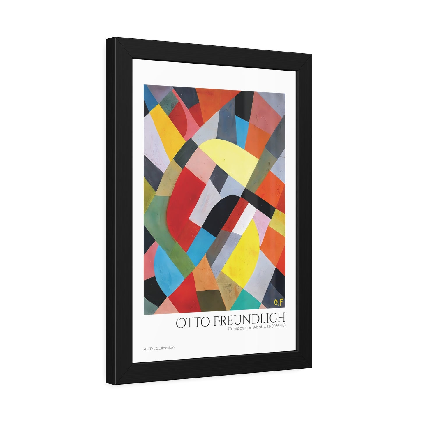 Composition Abstraite (1936-38) by Otto Freundlich  / Affiche Encadrée série ART's Collection