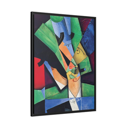 The Smoker (1913) by Juan Gris   / Toile encadrée sur caisse américaine