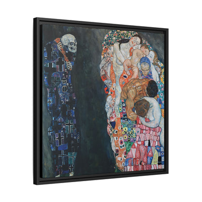 Death and Life (1910-15) by Gustav Klimt / Toile encadrée sur caisse américaine