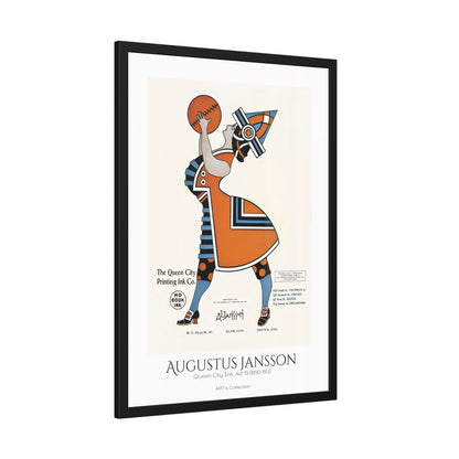 Queen City Ink, Ad. 19 (1890-1913) by Augustus Jansson  / Affiche Encadrée série ART's Collection
