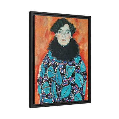 Johanna Staude (1917) by Gustav Klimt  / Toile encadrée sur caisse américaine
