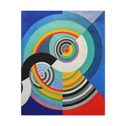 Rythme numéro 3 (1938) by Robert Delaunay / Reproduction Fine Art sur Toile / Epaisseur 3,2cm - 1'25 po