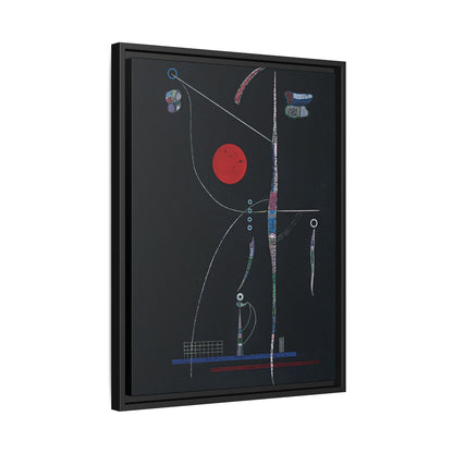 L' accent Rouge (1938) by Wassily Kandinsky / Toile encadrée sur caisse américaine