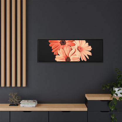 Collection Signature "FLORAL Numéro 6" sur Toile encadrée avec caisse américaine