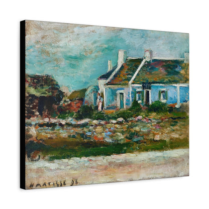 Entrée de cabaret Breton (1896) by Henri Matisse / Reproduction Fine Art sur Toile / Flanc Large Epaisseur 3.2 cm - 1.25 inch
