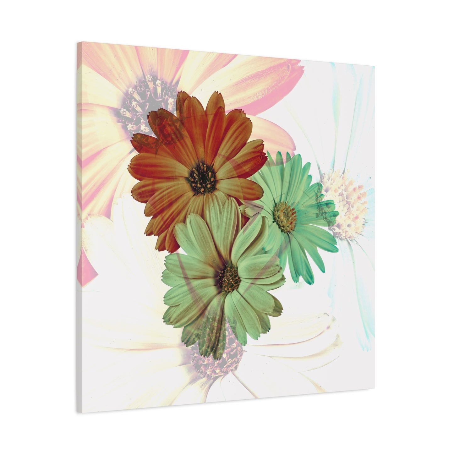 Collection Signature "FLORAL Numéro 14" sur Toile Fine Art sur Toile / Epaisseur 3,2cm - 1'25 po