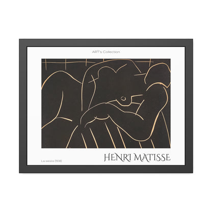 La sieste (1938) by Henry Matisse  / Affiche Encadrée série ART's Collection