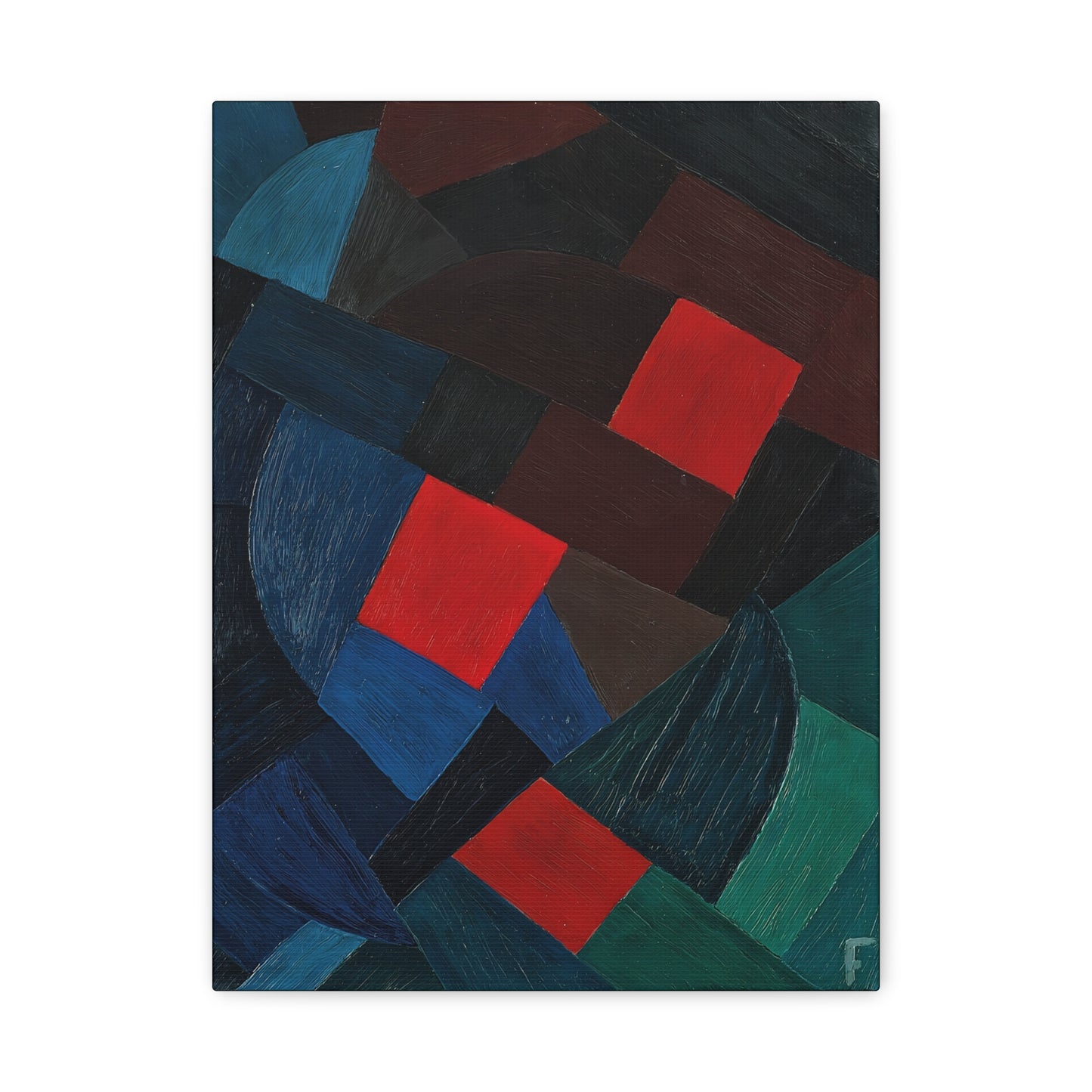 Komposition (1935-1936) by Otto Freundlich  / Reproduction Fine Art sur Toile / Epaisseur 3,2cm - 1'25 po