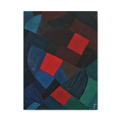 Komposition (1935-1936) by Otto Freundlich  / Reproduction Fine Art sur Toile / Epaisseur 3,2cm - 1'25 po