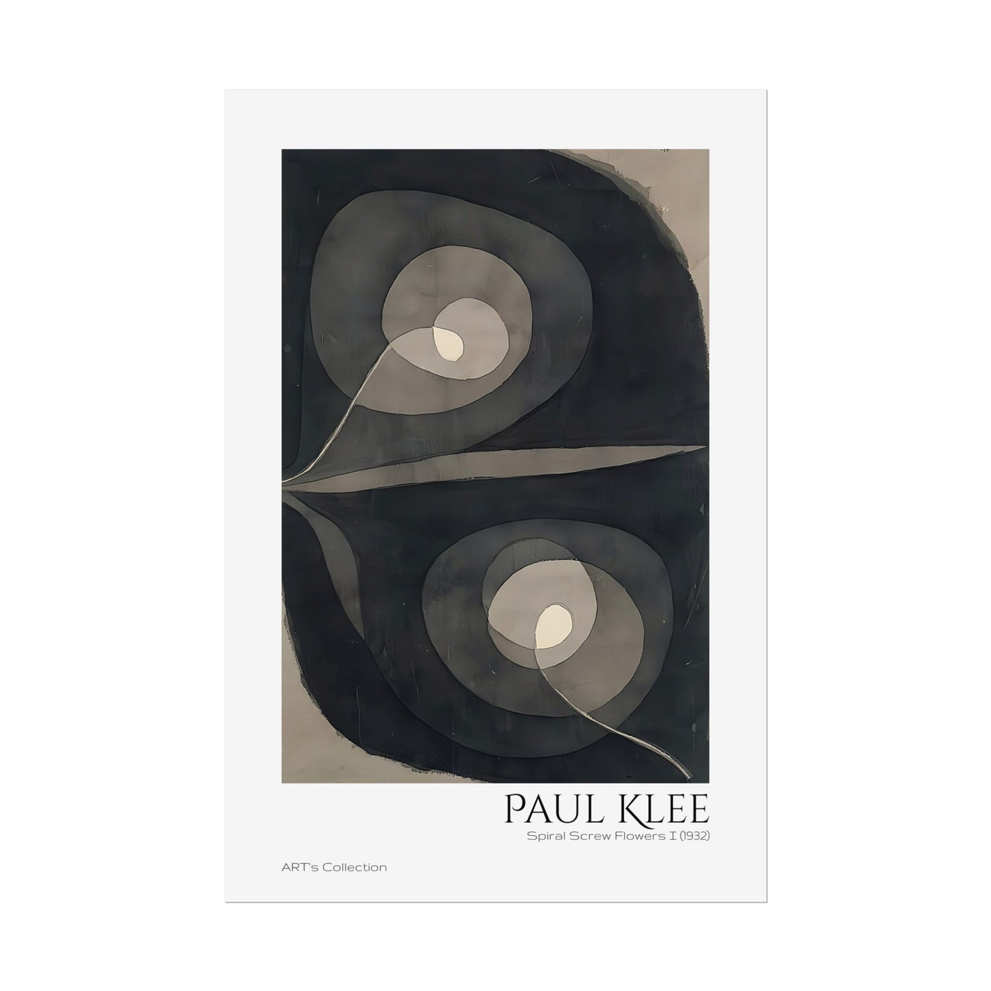 Spiral Screw Flowers I (1932)  by Paul Klee / Affiche imprimée - Série ART's Collection