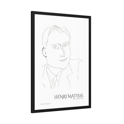 Louis Aragon (1943) by Henri Matisse / Affiche Encadrée série ART's Collection