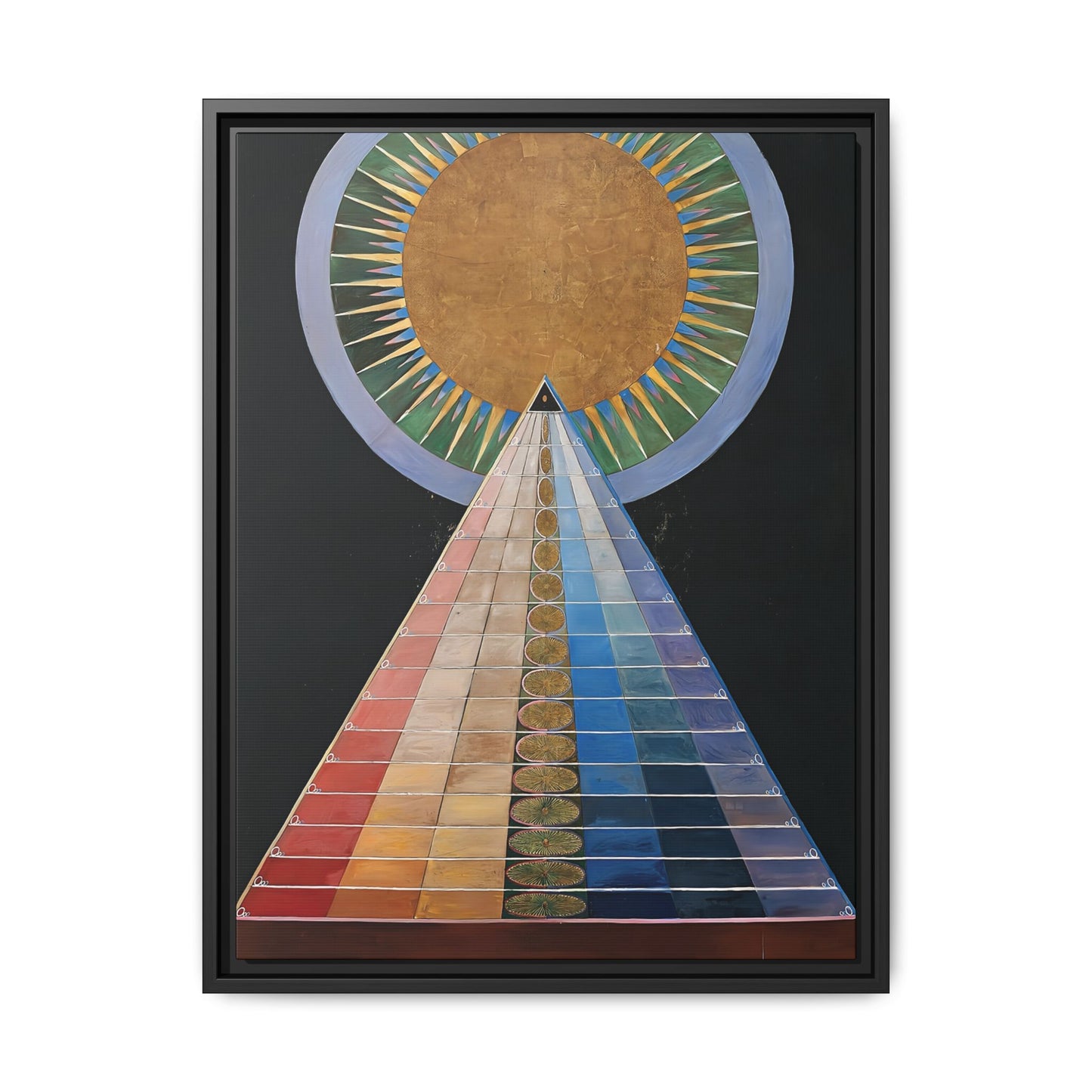 Altarpiece No. 1 Group X (1915) by Hilma af Klint   / Toile encadrée sur caisse américaine