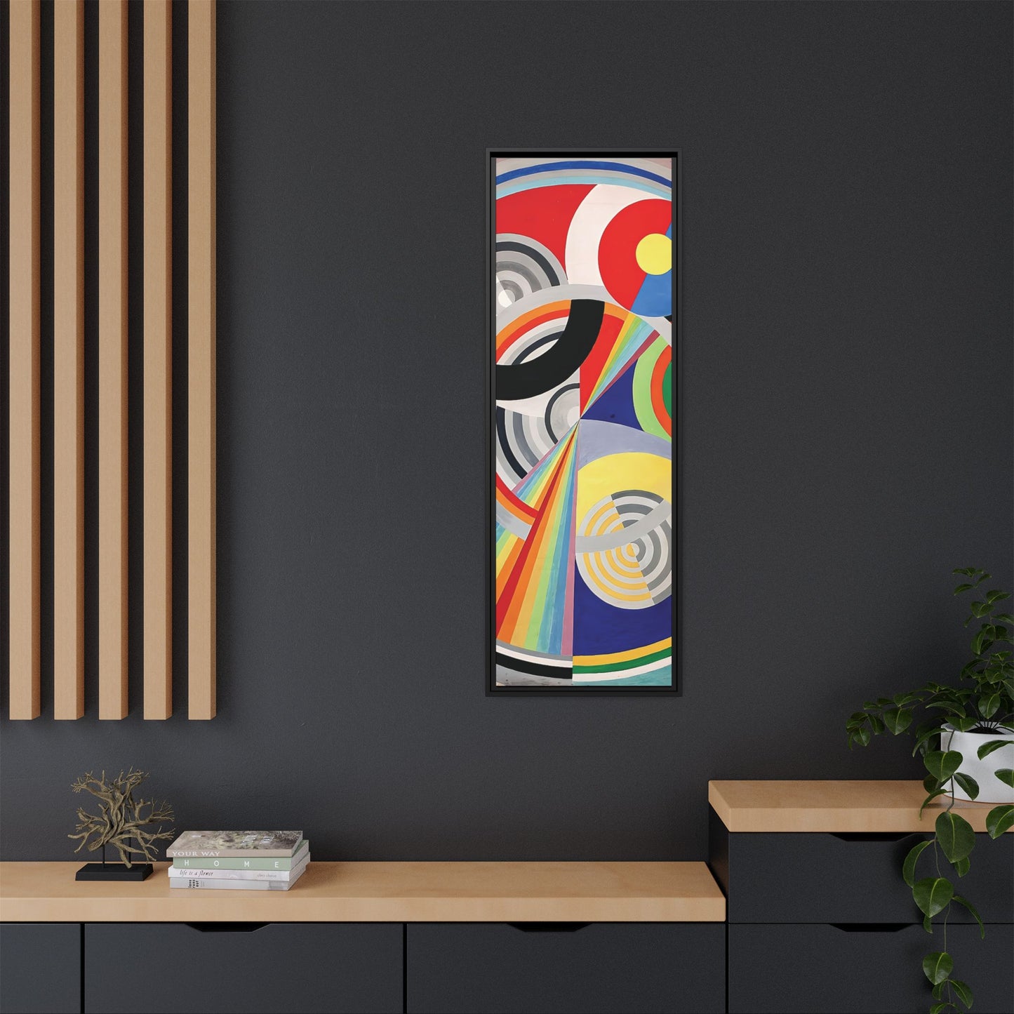 Rythme Numéro 1 (1938) by Robert Delaunay  / Toile encadrée sur caisse américaine
