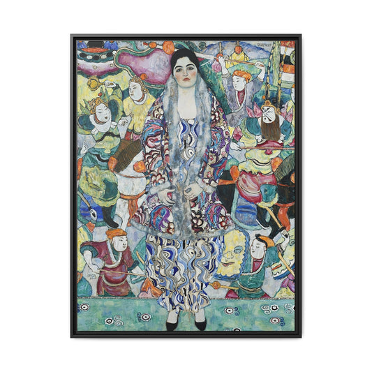 Portrait of Friederike Maria Beer (1916) by Gustav Klimt  / Toile encadrée sur caisse américaine