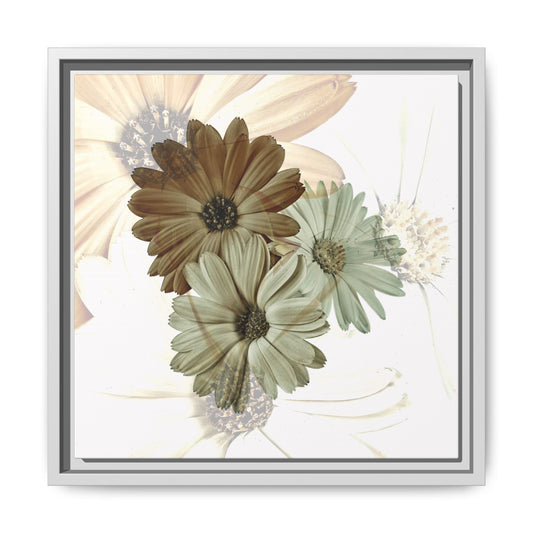 Collection Signature "FLORAL Numéro 12" sur Toile encadrée avec caisse américaine