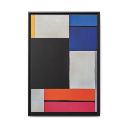 Composition XXI (1923) by Theo van Doesburg  / Toile encadrée sur caisse américaine