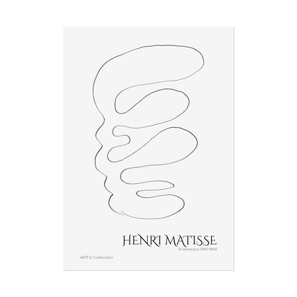 Arabesque (1945-1946) by Henri Matisse / Affiche imprimée - Série ART's Collection