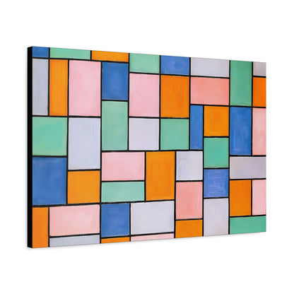 Composition in dissonances (1919) by Theo van Doesburg  / Reproduction Fine Art sur Toile / Epaisseur 3.2 cm - 1.25 inch