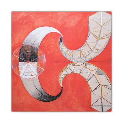 Group IX-SUW, The Swan, No. 9 (1915) by  Hilma af Klint / Reproduction Fine Art sur Toile / Large Epaisseur 3.2 cm - 1.25 inch