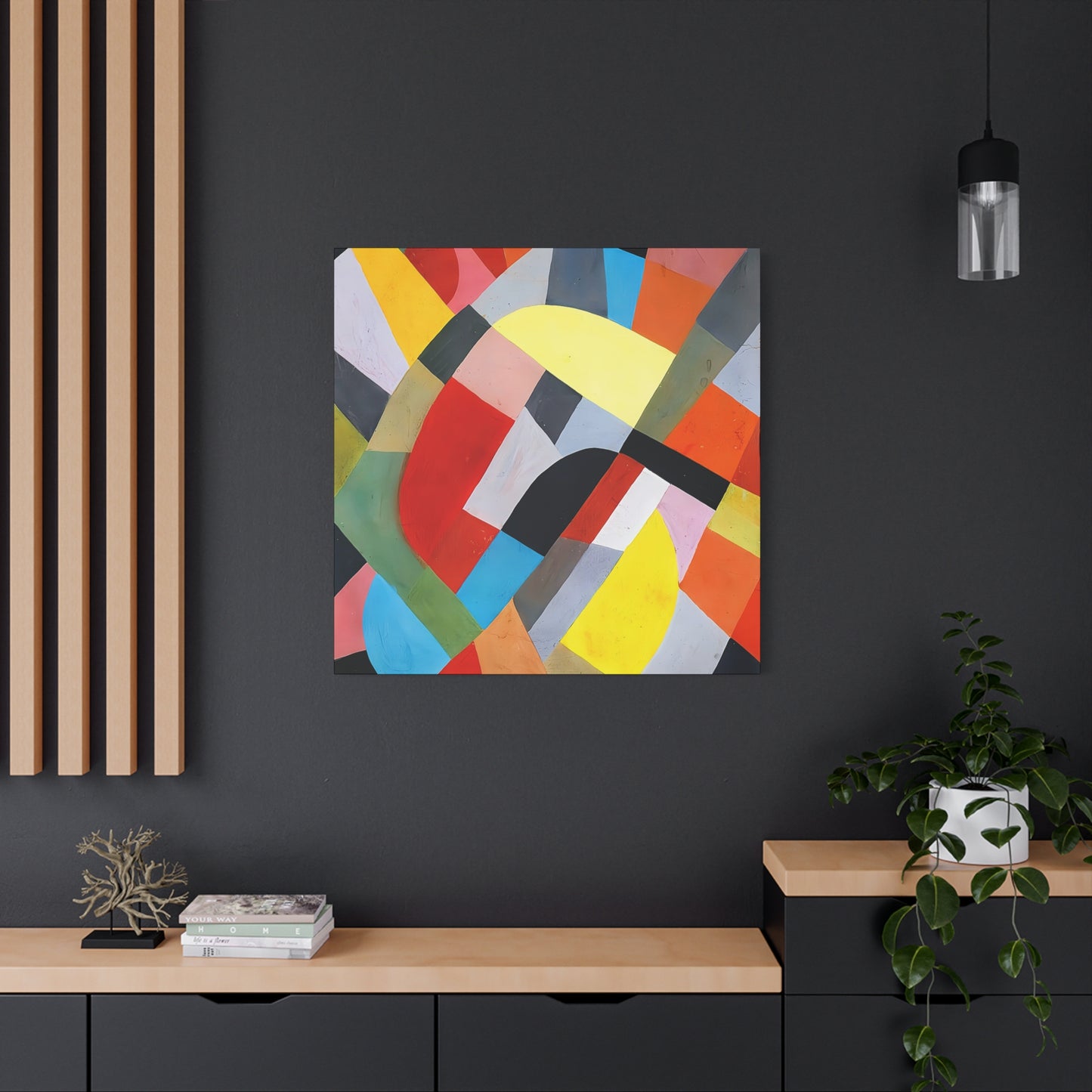 Composition Abstraite (1936-38)  by Otto Freundlich  / Reproduction Fine Art sur Toile /  Epaisseur 3.2 cm - 1.25 inch