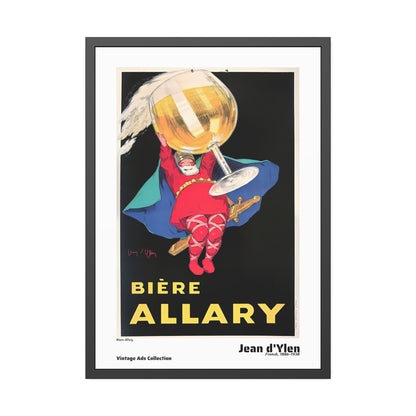 Biere Allary by Jean d'Ylen / Affiche Encadrée Série Vintage Ads Collection