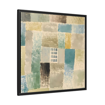 First house of a settlement (1926) by Paul Klee / Toile encadrée sur caisse américaine