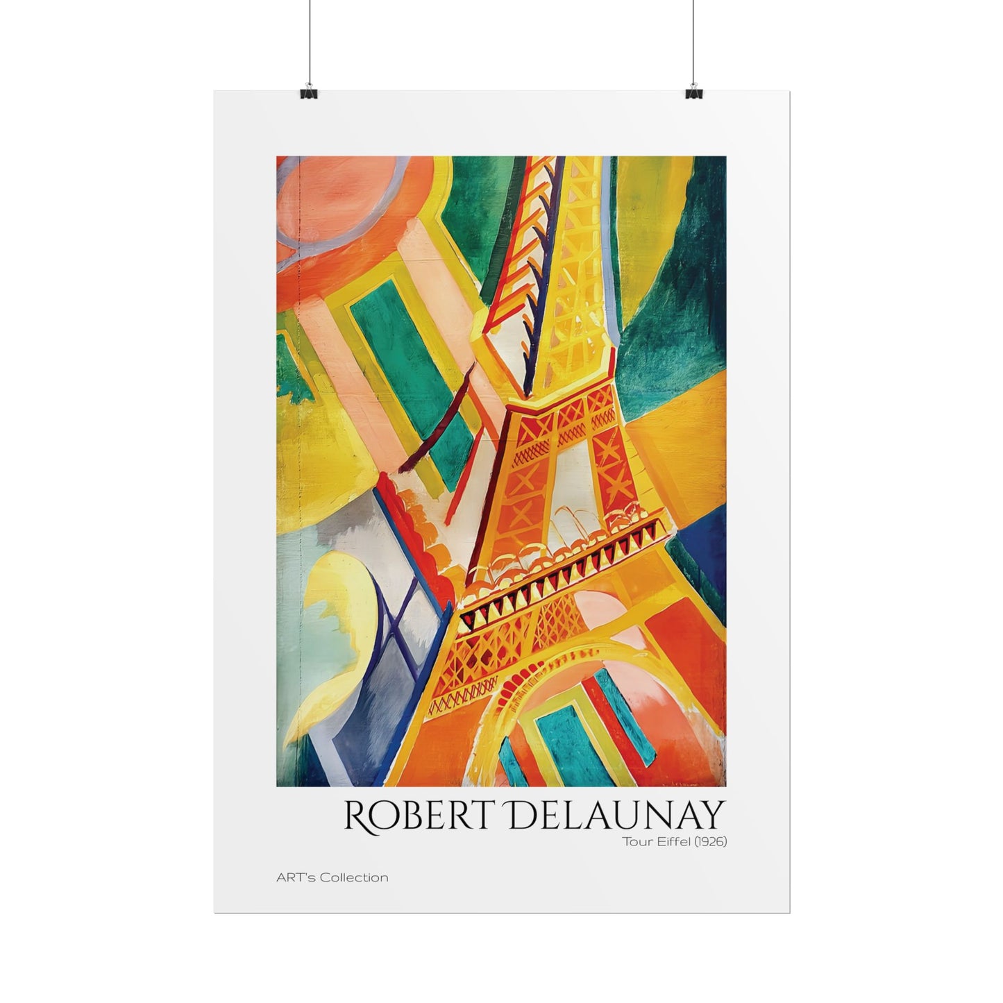 Tour Eiffel (1926) by Robert Delaunay / Affiche imprimée - Série ART's Collection