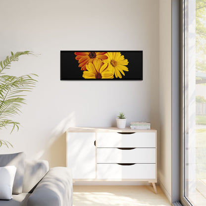 Collection Signature "FLORAL Numéro 4" sur Toile encadrée avec caisse américaine