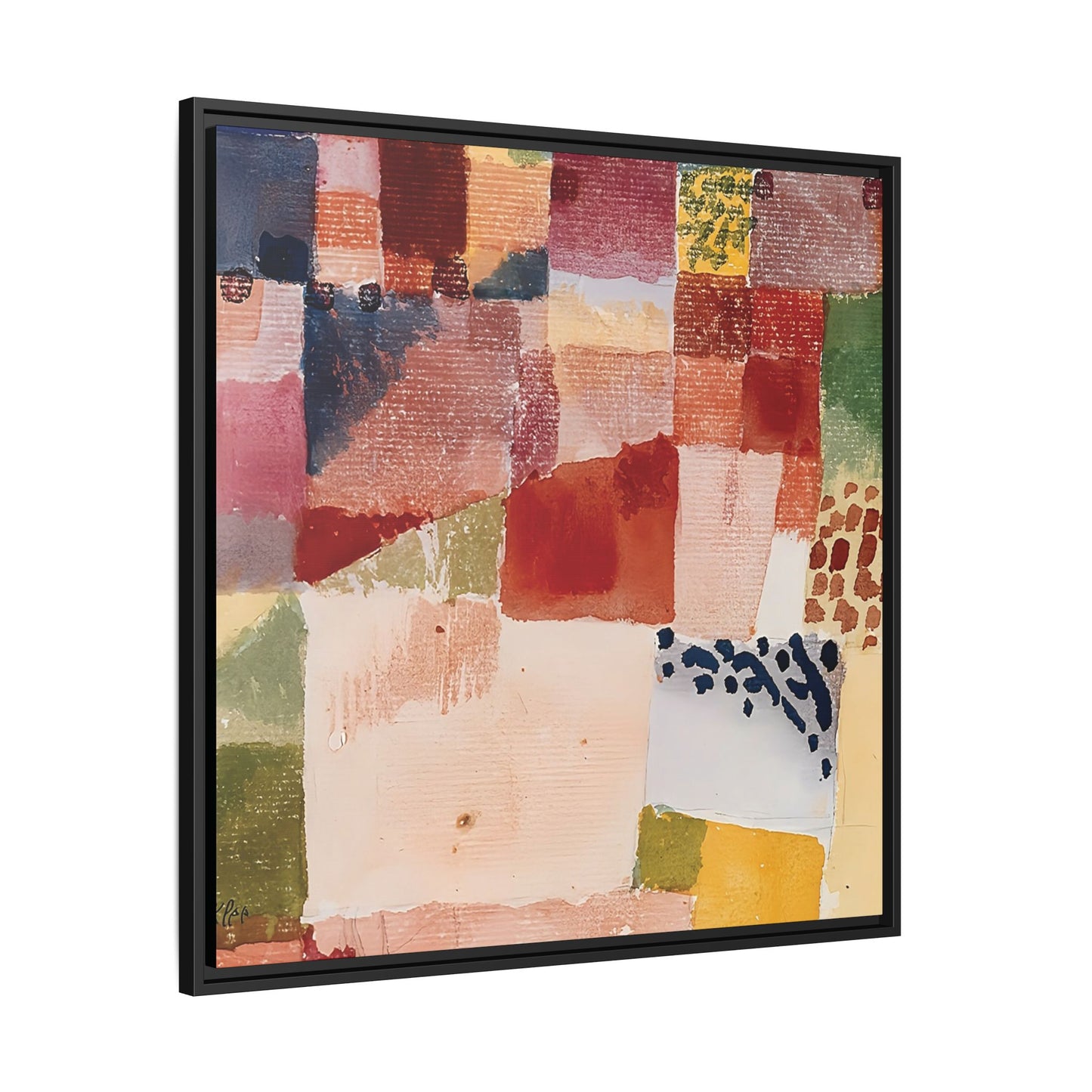 Motif from Hammamet (1914) by Paul Klee / Toile encadrée sur caisse américaine