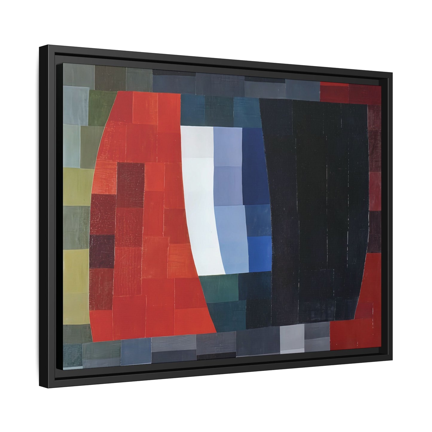 My Sky is Red (1933)  by Otto Freundlich / Toile encadrée sur caisse américaine
