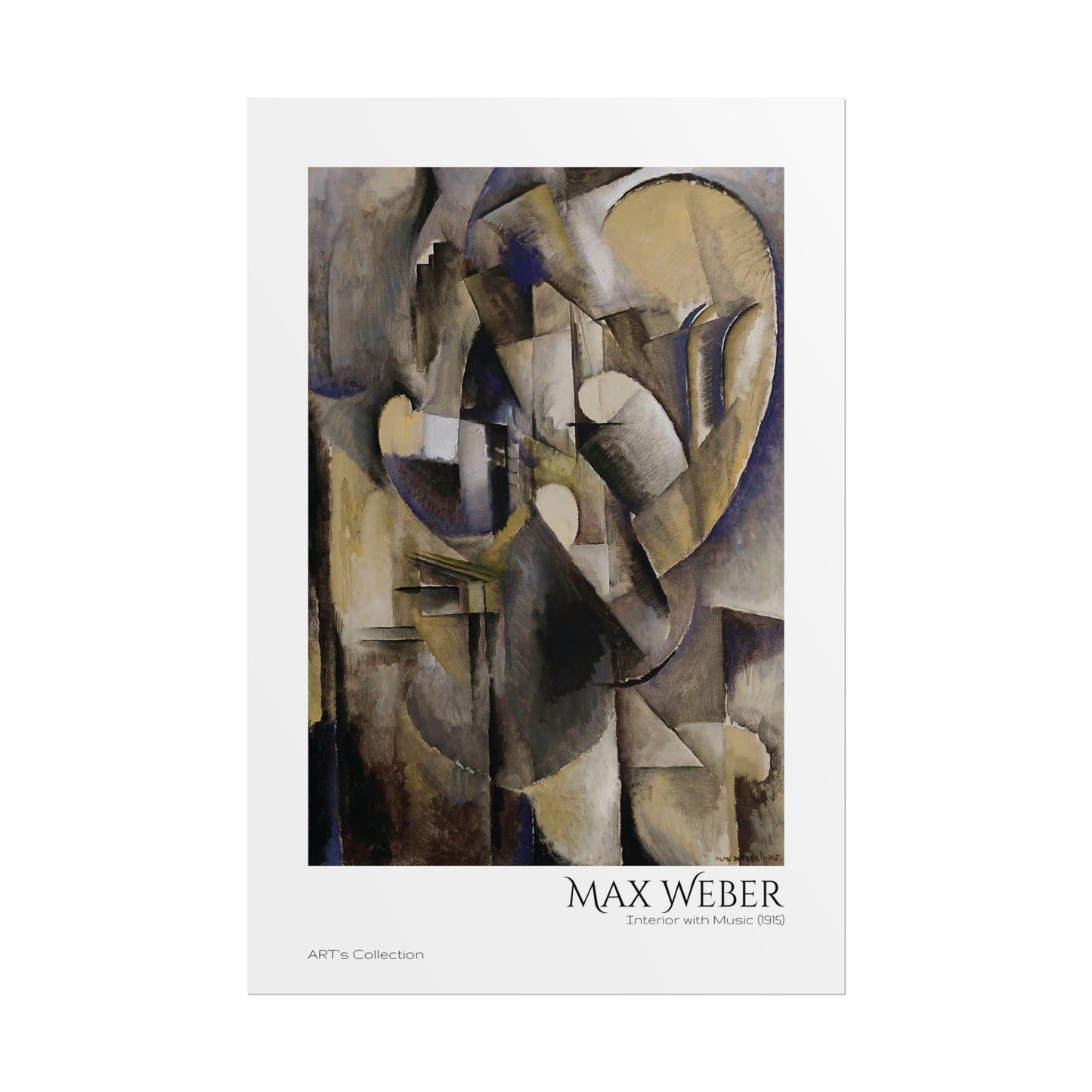 Interior with Music (1915) by Max Weber / Affiche imprimée - Série ART's Collection