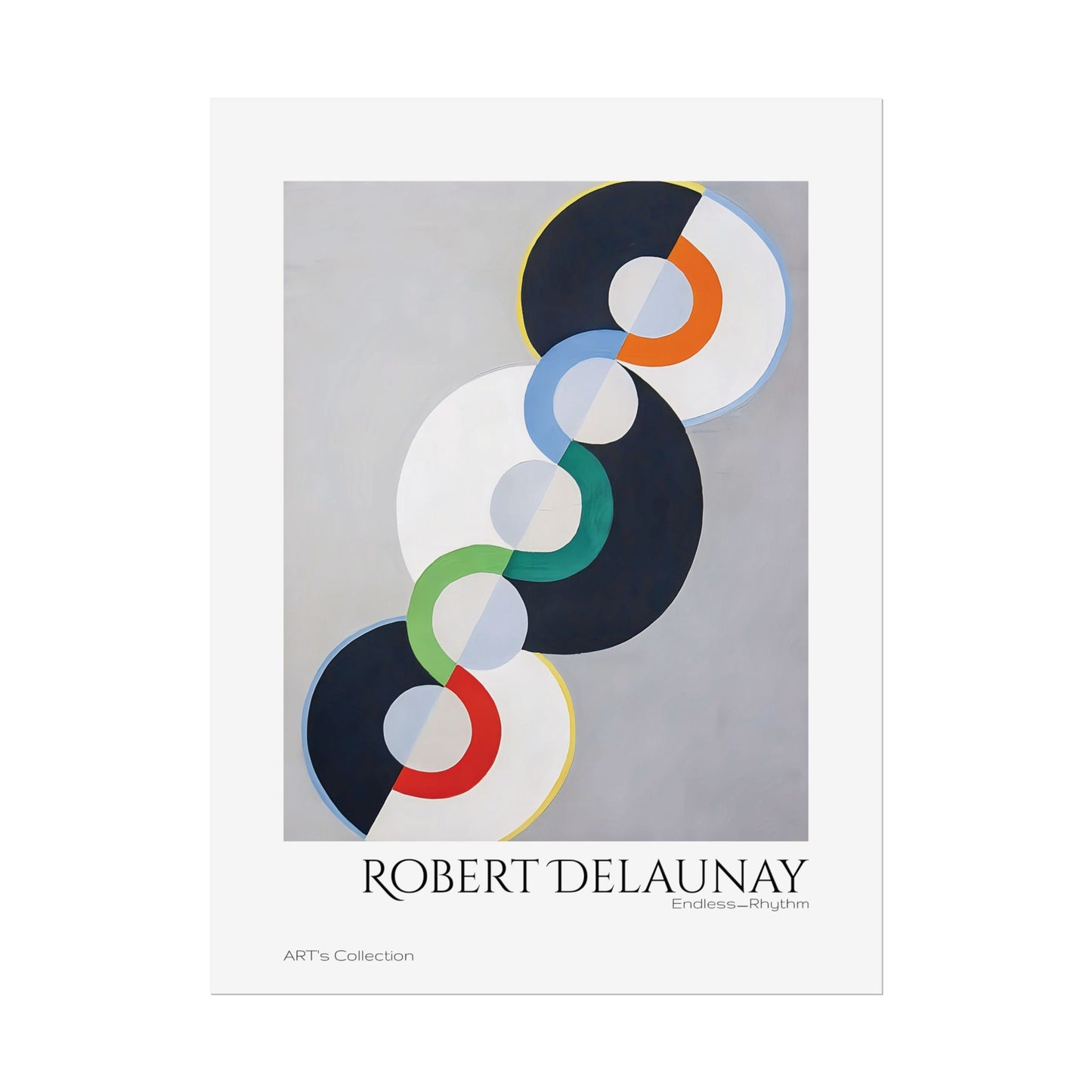 Endless_Rhythm by Robert Delaunay / Affiche imprimée - Série ART's Collection