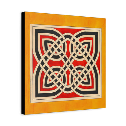 Celtic Ornament (ca 1900) by Elizabeth A. Nedwill  / Reproduction Fine Art sur Toile / Flanc Large Epaisseur 3.2 cm - 1.25 inch