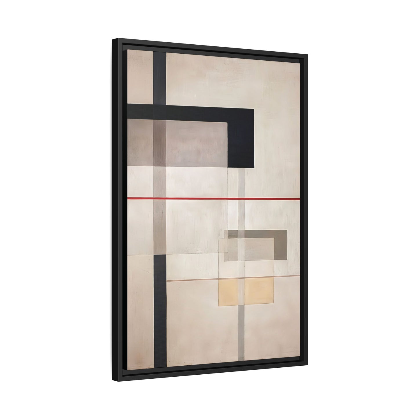 K VII (1922) by László Moholy-Nagy  / Toile encadrée sur caisse américaine