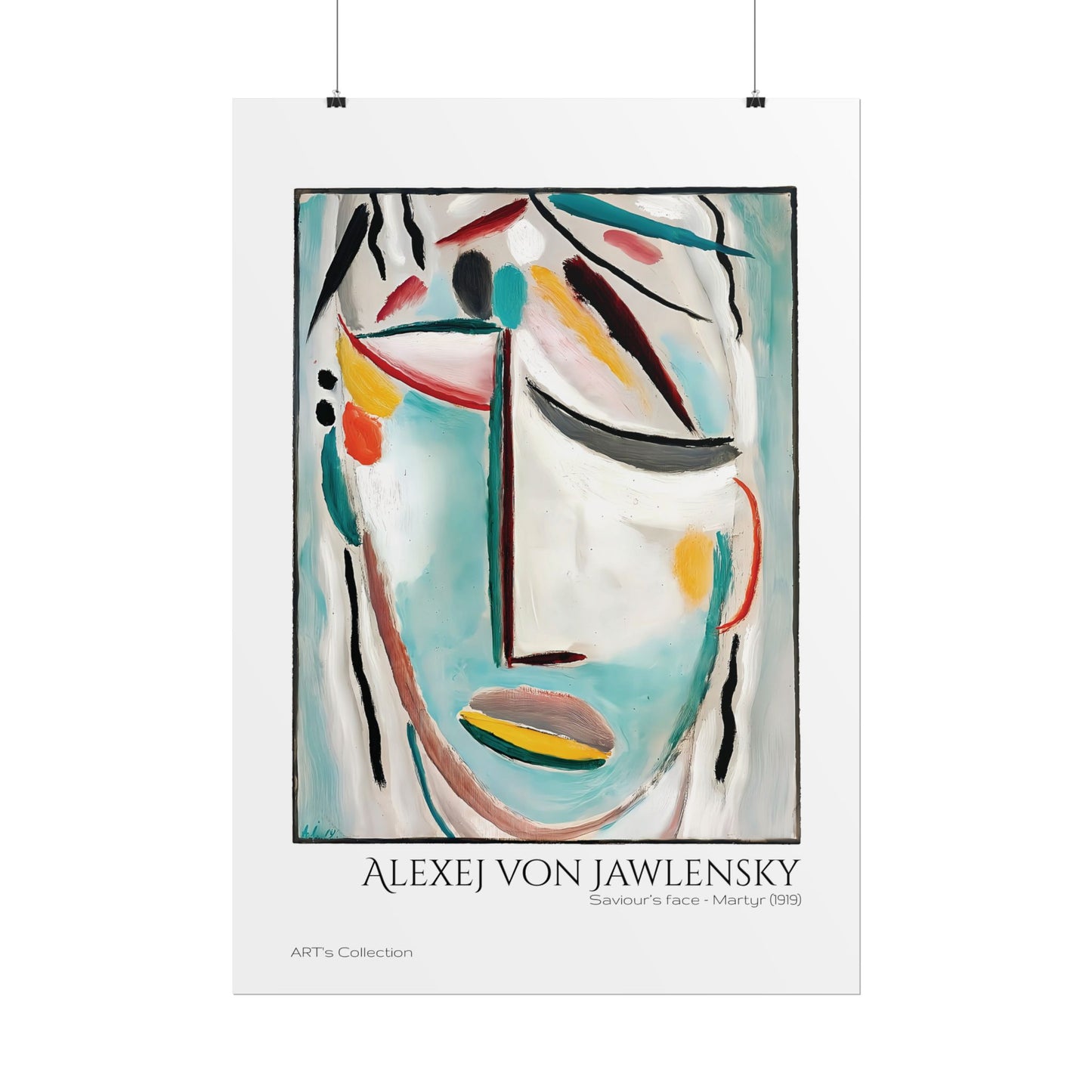 Saviour's face - Martyr (1919) by Alexej von Jawlensky  / Affiche imprimée - Série ART's Collection