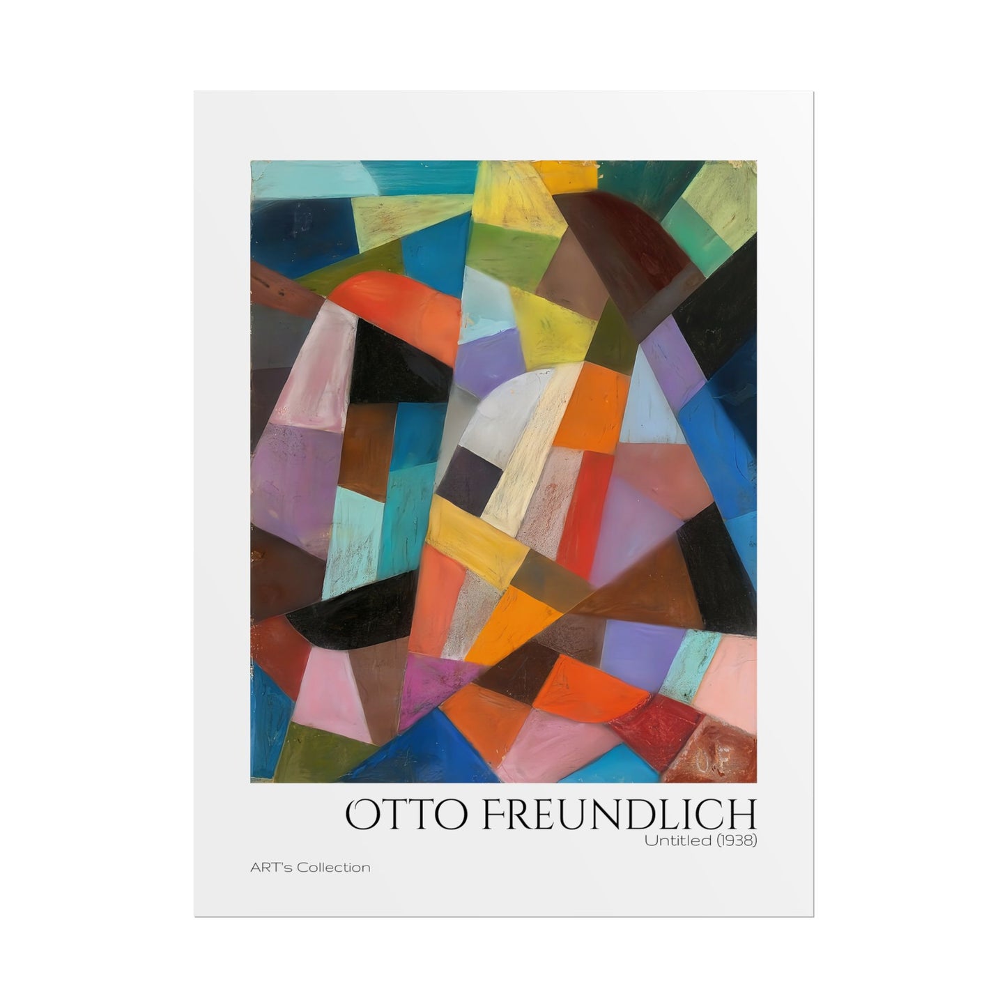 Untitled (1938) by (1938) Otto Freundlich / Affiche imprimée - Série ART's Collection
