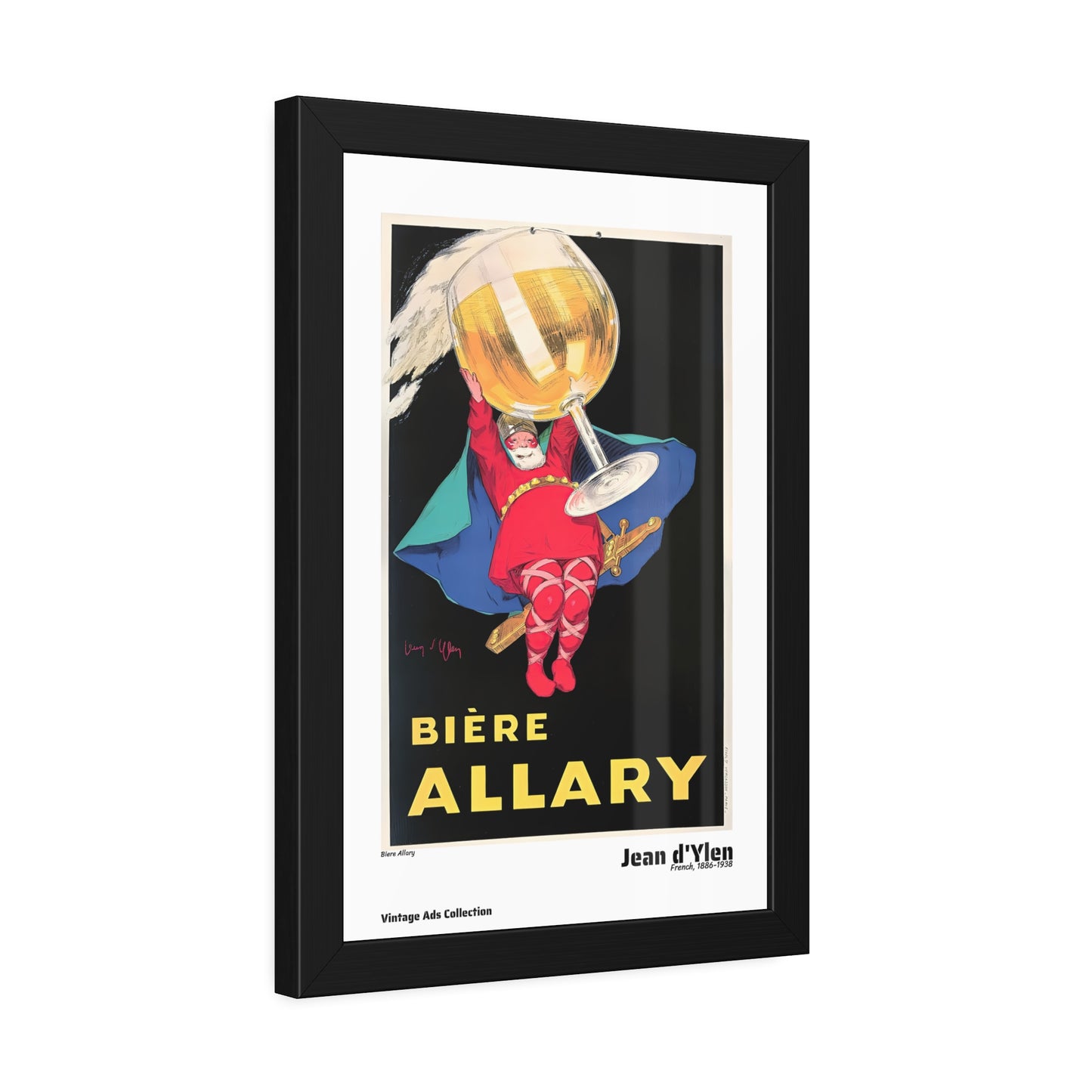Biere Allary by Jean d'Ylen / Affiche Encadrée Série Vintage Ads Collection