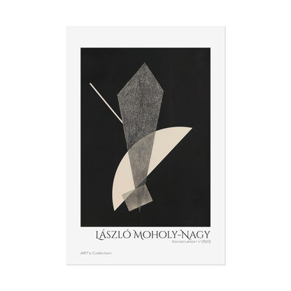 Konstruktion V (1923) by László Moholy-Nagy / Affiche imprimée - Série ART's Collection