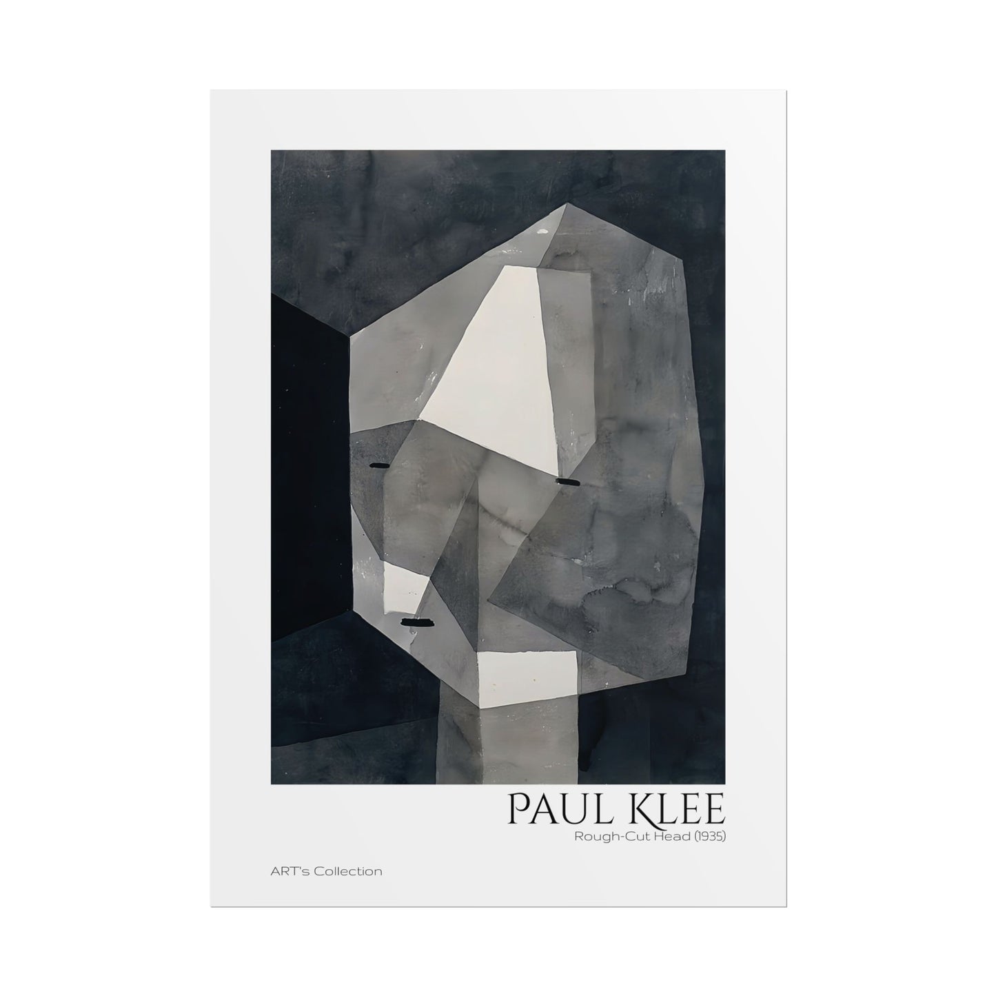 Rough-Cut Head (1935) by Paul Klee / Affiche imprimée - Série ART's Collection