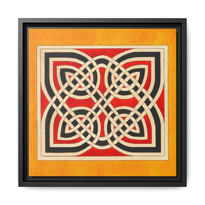 Celtic Ornament (ca 1900) by Elizabeth A. Nedwill / Toile encadrée sur caisse américaine