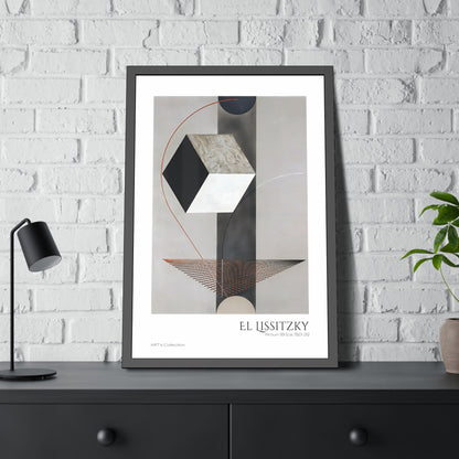Proun 99 (ca. 1923-1925) El Lissitzky  by El Lissitzky / Affiche Encadrée série ART's Collection