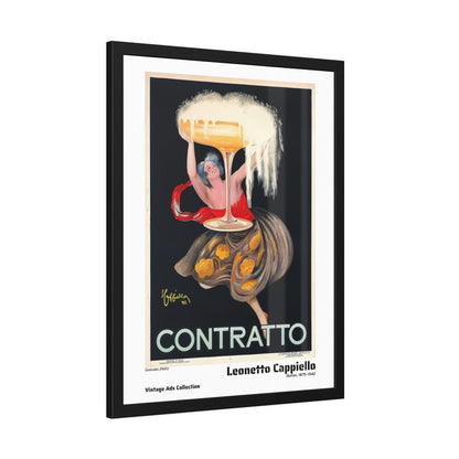 Contratto (1922) by Leonetto Cappiello / Affiche Encadrée Série Vintage Ads Collection