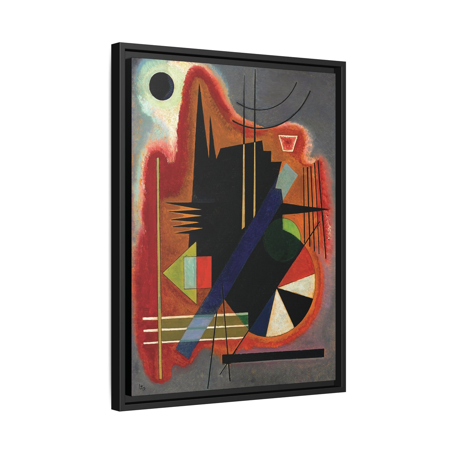 Wassily Kandinsky / Several Points (1925) / Toile encadrée sur caisse américaine