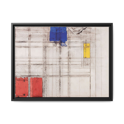 Study for a Composition (1940-1941) by Piet Mondrian  / Toile encadrée sur caisse américaine