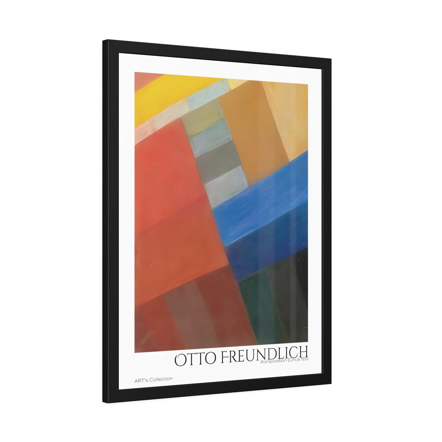 Komposition (Circa 1931) by Otto Freundlich  / Affiche Encadrée série ART's Collection