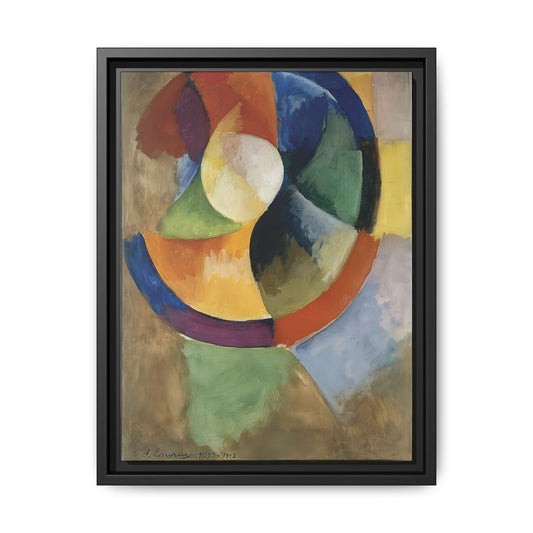 Formes circulaires, Soleil Numéro 2 (1912-13)  by Robert Delaunay  / Toile encadrée sur caisse américaine